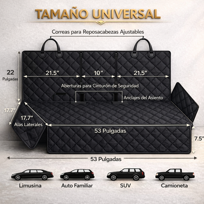 Funda para asiento de coche para mascotas