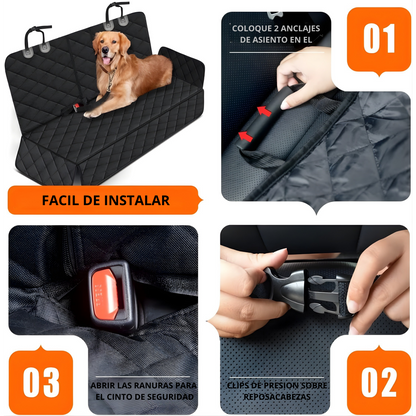 Funda para asiento de coche para mascotas
